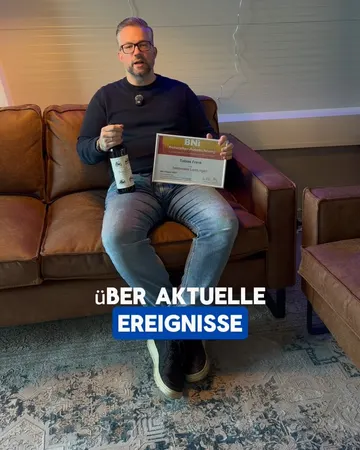 Einfach mal Danke sagen!  Lokalbesucher sagt Danke an den BNI für den tollen Austausch, die spannenden Begegnu